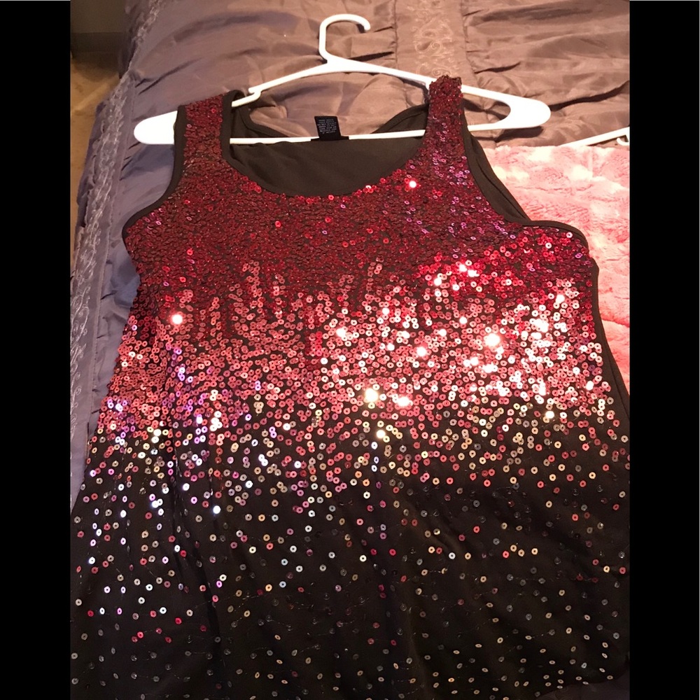 Sequin Tanks.
